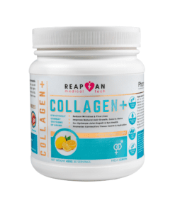 Collagen+ Hydrolyzed Collagen Peptides with Prebiotic Fiber Powder-Lemon 450g
