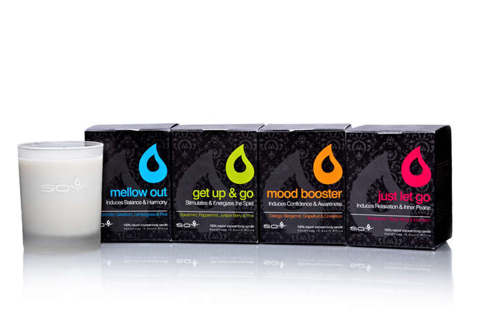 SOY – 100% Natural Soybean Body Massage Candle (Glass) 220ml